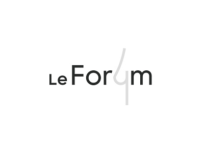 Le Forum black branding breast breast cancer conference design event forum icon logo mark minimal symbol typogaphy wordmark