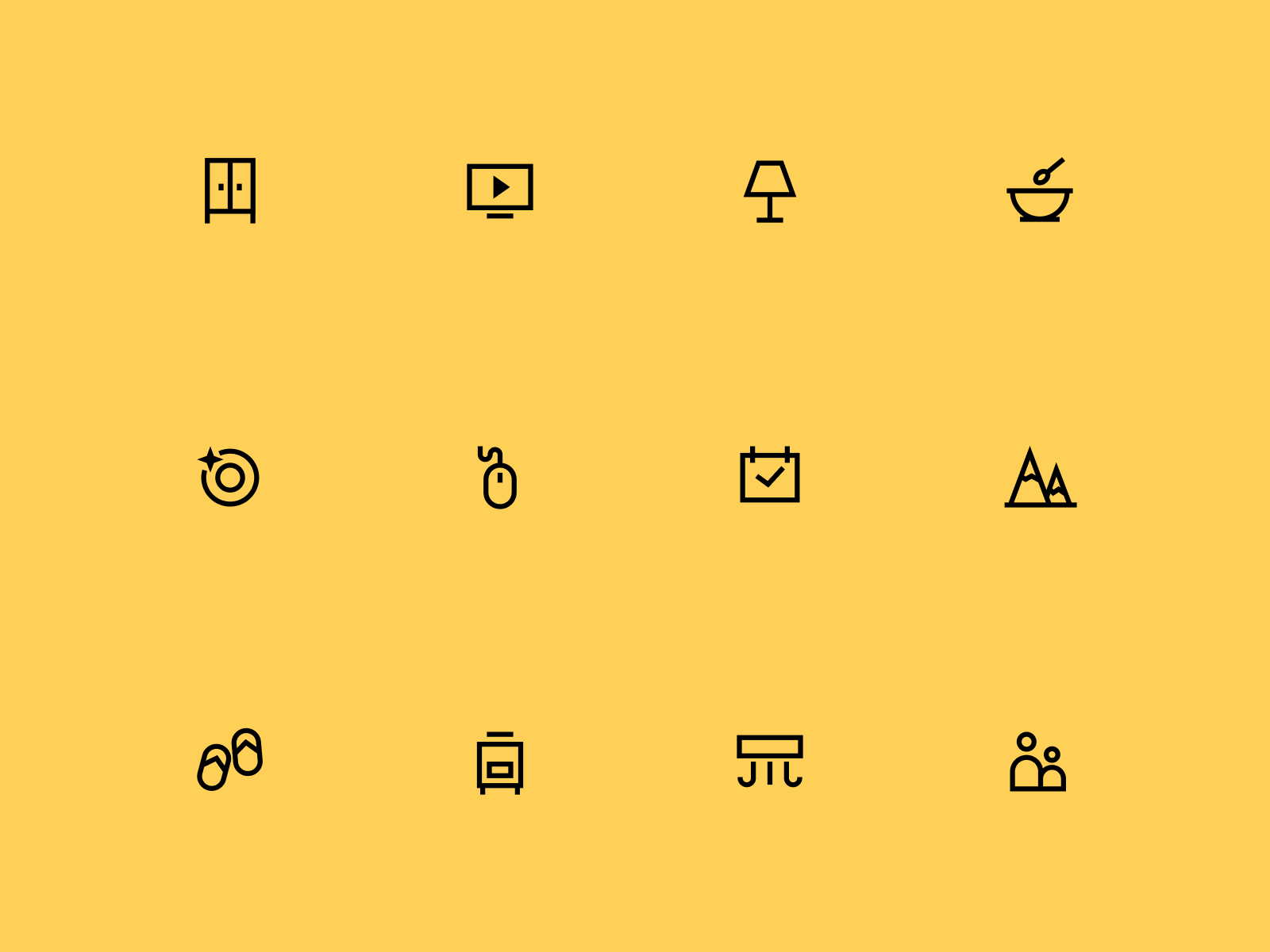 Rentree | Case Study - Icons app application branding case study icons icons set logo product design real estate startup ui unikorns ux
