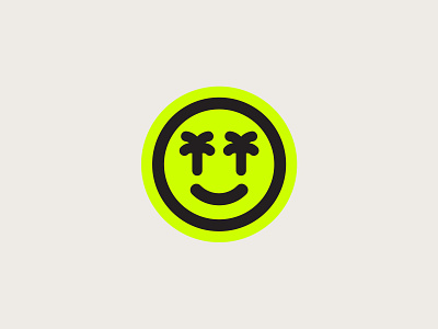 Smile Vibes 😎 badge badge design illustration logo palm tree shane harris skull smile smiley sticker stickers surf surfing vibes