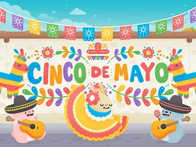 Deal Drops - Cinco de Mayo Hero bunnies cinco de mayo hopper illustration mexico travel