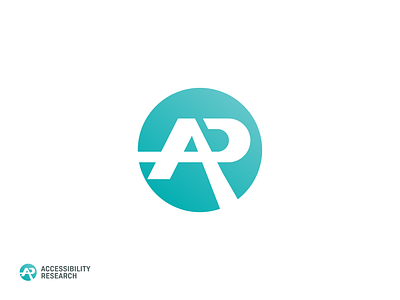 Accessibility Research unused symbol accessibility ar logo branding lettermark letters logo logodesign logodesigner mark people platform research science simple clean modern logo symbol technology website