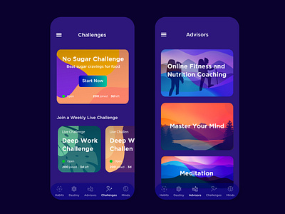 Meditation App UIX application design designer india interface lalit meditation screen startup ui ux