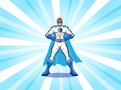 Dribbble adobe illustrator creative design illustration illustrator logo superhero vector