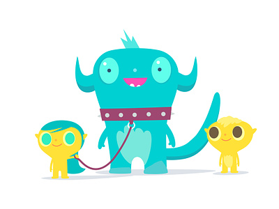 So true, funny how it seems animals branding cartoon character design dribbble happiness illustration kids mascot monster pets youth