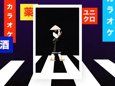 Old vs. new art budha budhism culture design illustration japan japanese japanese culture monk new old old fashioned old vs new photoshop polaroid signage traditional vector vector art