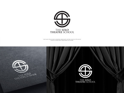 STS Logo logo design school logo theater