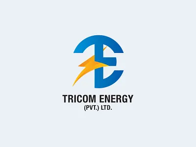 Tricom energy logo energy logo logodesign power logo