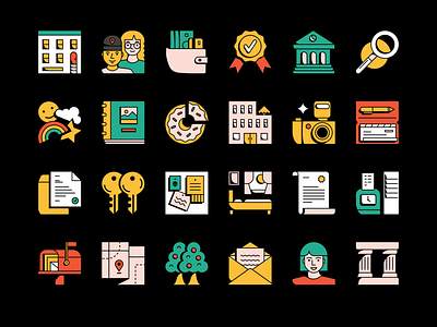 New Icon Set! design iconset illustration uiux