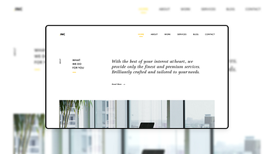 .inc - Corporate homepage design Concept adobe illustrator adobe photoshop adobexd design logo ui uidesign web design webdesign website webui webuiuxdesign