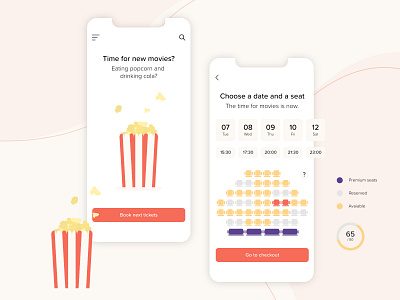 Quick seat booking booking app booking seat cinema cinema seat design illustration design illustrations interface interfacedesign neuland seat booking ui ui ux ui ux ui ux design uidesign user experience user interface vector illustration