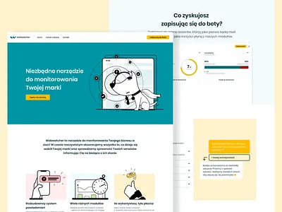 Webwatcher beta website app design interface monitroing ui ux web