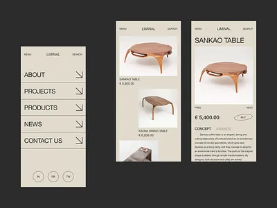 Custom Furniture Store — Mobile Design chair custom ecommerce ecommerce app furniture homedecor mobile online store shop shopping shopping app table ui ui design ux ux design
