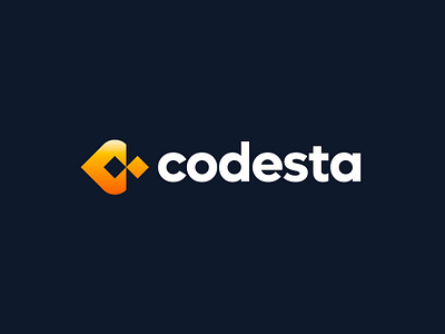 Abstract logo concept for codesta, recruiting company for freela abstract blockchain branding c code coding developer icon inclusion logo monogram negative space recruiter recruiting technology together
