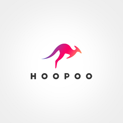 HOOPOO dailylogo dailylogochallenge design hoopoo icon illustrator illustrator cc kangaroo kangaroo logo logo logodesign vector