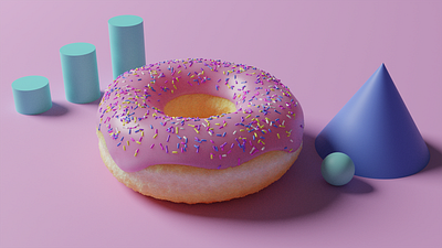 Donut - 3D Model 3d 3d model blender design donut