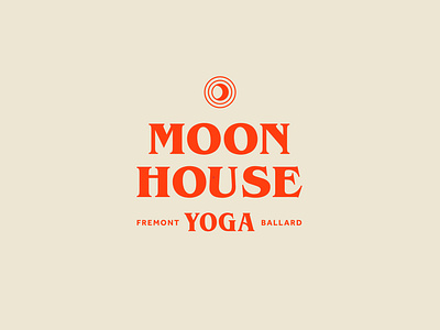 Moon House Yoga brand design brand identity branding design identity design logo logo design vector