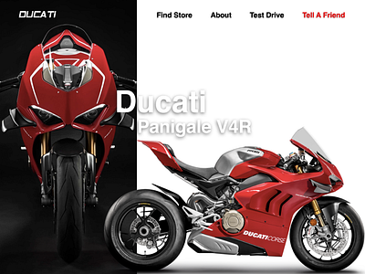 Daily UI 010 daily ui daily ui 010 daily ui challange ducati motion design motorbike motorcycle zoomzoom