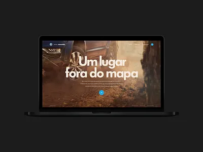 Território Amarok design interface ui ux web