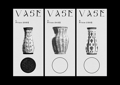 VASE branding branding design card design cover design design editorial design graphic design illustration magazine design minimal minimalism minimalist minimalistic poster a day poster design simple design typeface typography