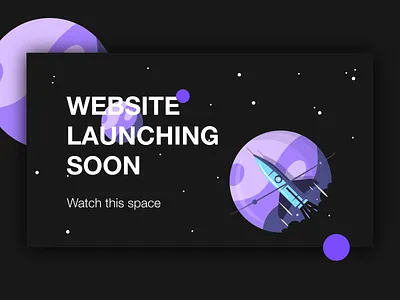 Website landing page dribbble flat landing landing page landing page ui landing pages launch page portfolio rocket shot space stars test travel website website banner website design