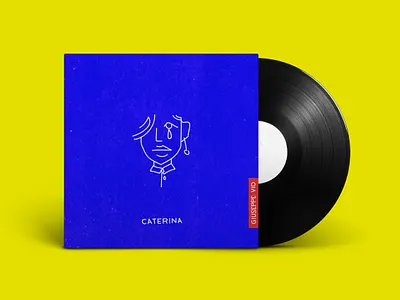 Giuseppe Vio - Caterina SINGLE COVER album album cover cd cd artwork cd cover cover design drawing illustration