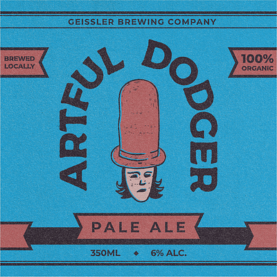 Artful Dodger beer beer art beer label beer labels brand brand identity branding branding design craft craftbeer design dodger identitydesign logo logo design package design vector