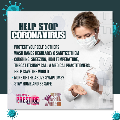 Flyer Design branding coronavirus design flyer photoshop