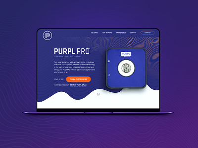 Purpl Pro | Home redesign branding cannabis design tech ui web design