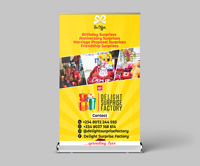 Roll Up Banner Design branding design flyer logo photoshop