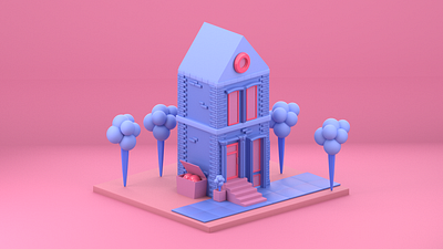Home sweet home 3d animation 3d art 3d artist 3d illustration 3d modeling cinema 4d illustration