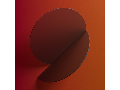 9. 36 Days of Type 07 2020 36days 36daysoftype 36daysoftype07 3d 3dartist 3dtype cg cgi circle circles exploration illustrator minimal typography