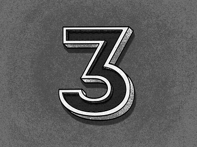 Number 47 said to number 3. custom custom type drawing hand type handtype illustration lettering type typography wordmark