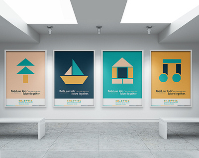 Chadwick Mental Health Clinic_Branding_Poster brand identity branding clinic geometric logo logo medical design playful poster design