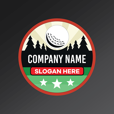 Golf logo concept country design golf golf club logo