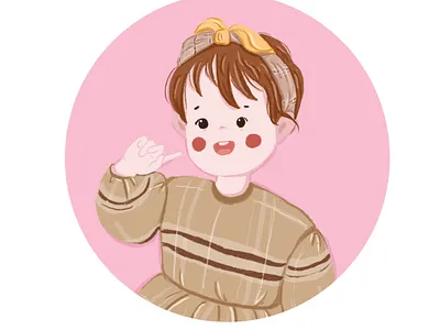 girl 9 design design draw illustration illustration art banner design illustration design