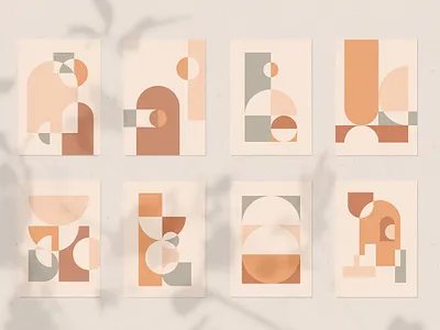 Shop Geometric Shapes Collection abstract art abstract shapes art prints design geoemtric design geometric geometric shapes graphic design illustration layout pattern posters simplicity vector