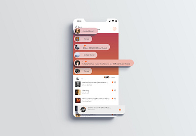 LiveUp music app app design music app ui uiux