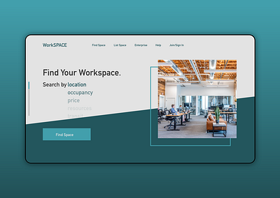 WorkSpace 2020 adobe adobe xd adobexd landing page ui user interface design web web design website workspace