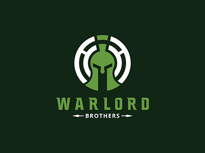 Warlord Brothers branding brothers creative design flat icon logo minimal popular recent sparta spartan typography warlord