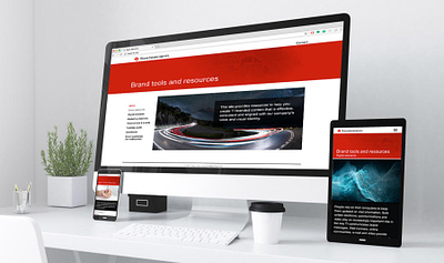 Texas Instruments Branding Site branding corporate id graphic design ui design web design