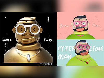man 3d c4d c4d graphic illustration