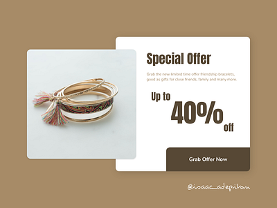 Special Offer - 036 Daily UI Challenge daily 100 challenge daily ui dailyui dailyui 036 dailyuichallenge design minimal minimalism minimalist simple special offer ui design