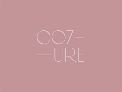 Cozure Brand Design brand design brand identity branding design fashion fashion brand fashion logo graphic logo logo design logotype typography typography logo