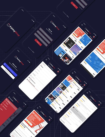 PalmyShop - IT company mobile shop app concept design figma ios mobile mobile app uidesign uiux web