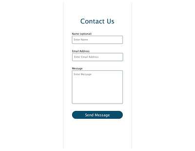Daily UI (Day 28) contact us dailyui dailyui028