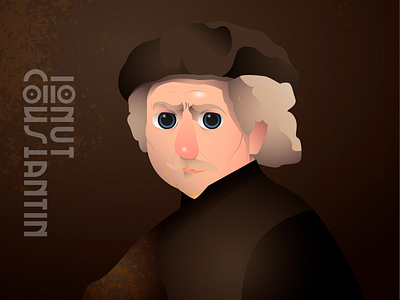 Rembrandt character design design illustration illustrator rembrandt vector