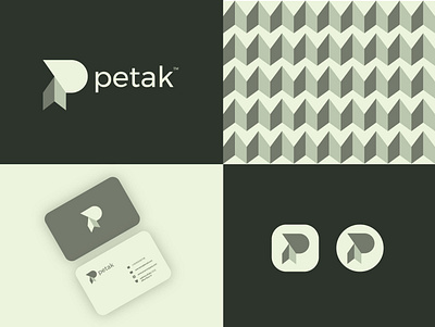 petak logo arafat brand branding brandmark business card custom logo fixdpark icon identity letter logo logo designer logo mark logodesign logotype mark minimal monogram symbol tech