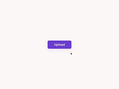 Wavy Upload Button animation button css interface micro interaction motion state success svg ui upload ux wave