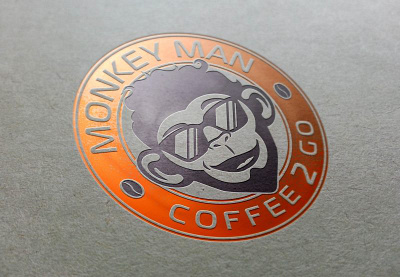 Monkey Man logo. 2016 brand identity branding character logo logo design
