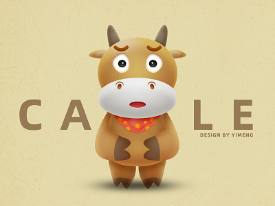 cattle design flat ui